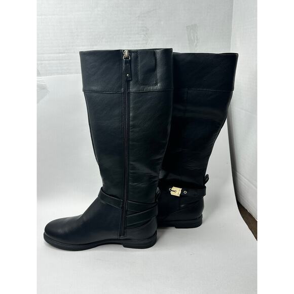 Dr. Scholl’s Women's Hello Rider Calf Knee High Boots Black Size 7W NWT - Picture 1 of 8